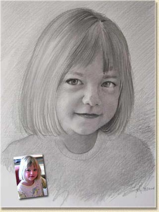 portrait d'une petite fille